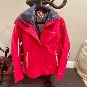 Like New Columbia Ski Jacket (2-piece)